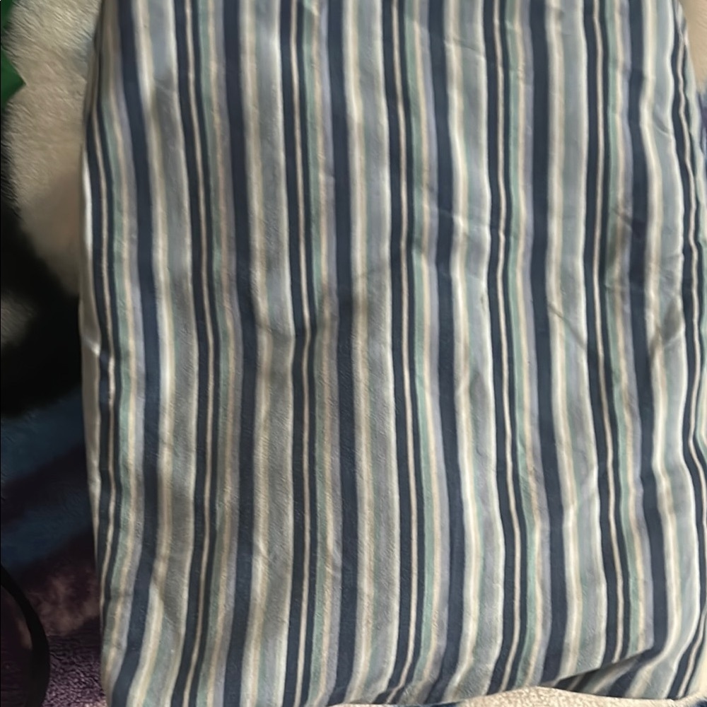 Striped  fitted sheet
